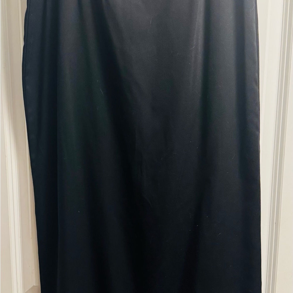 Basic Editions Black Maxi Pencil Skirt Cocktail